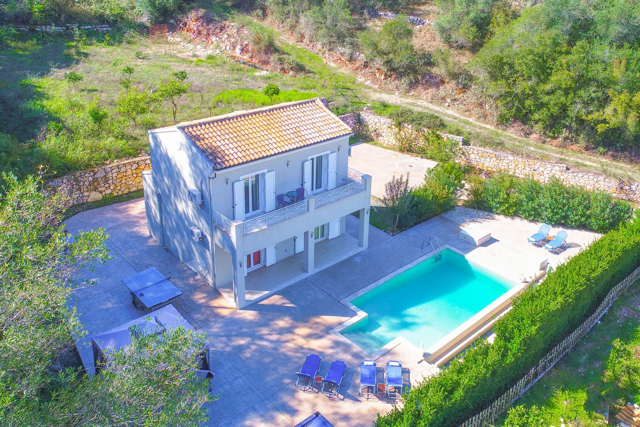 Villa Aphrodite | Een vrijstaande villa met privé zwembad op Corfu, Griekenland