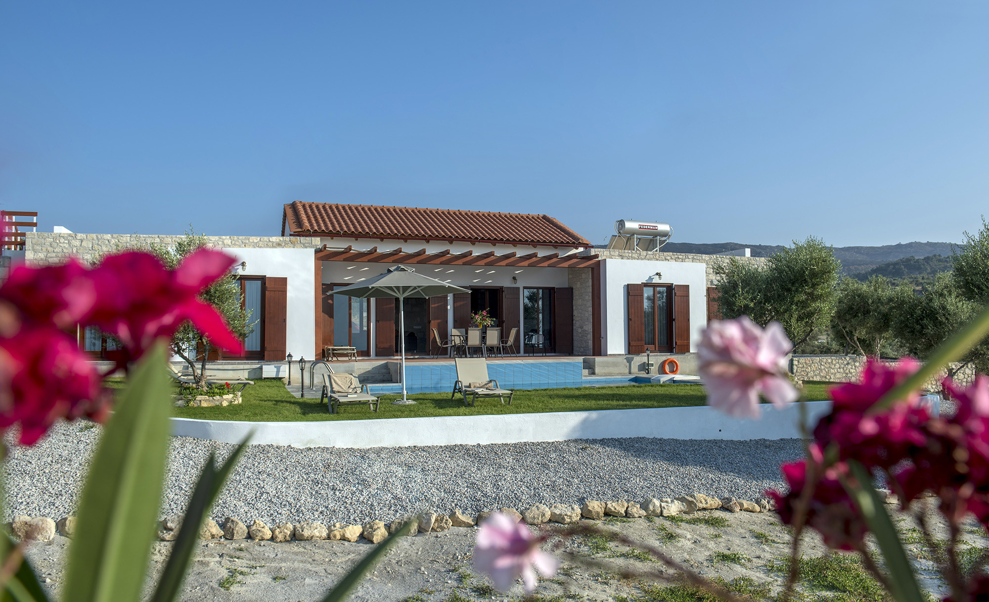  Villa Kyria | Een vrijstaande villa met privé zwembad op Kreta, Griekenland