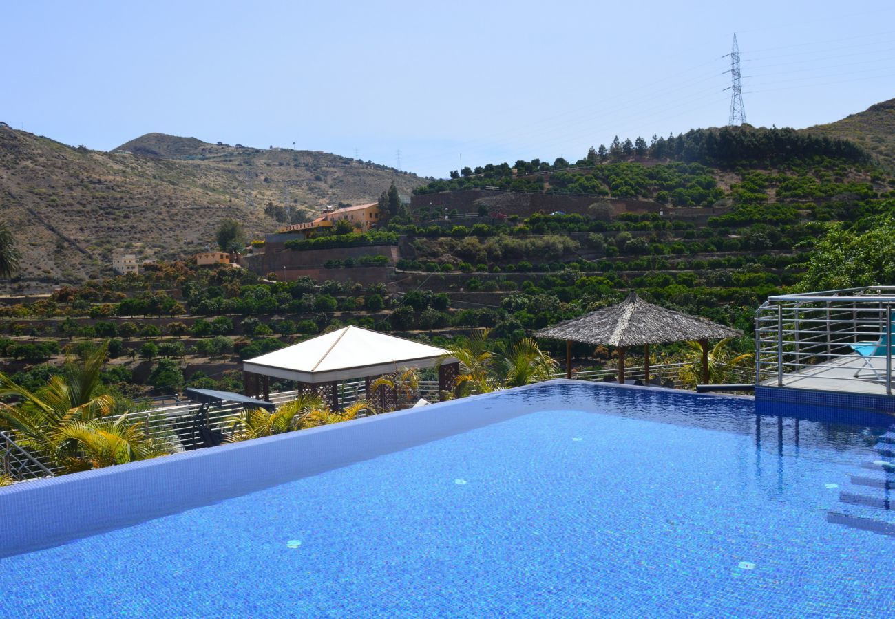 Finca Telde biedt een relax vakantie aan grote groepen. Met privé zwembad en mooie wandelpaden in Telde, Gran Canaria