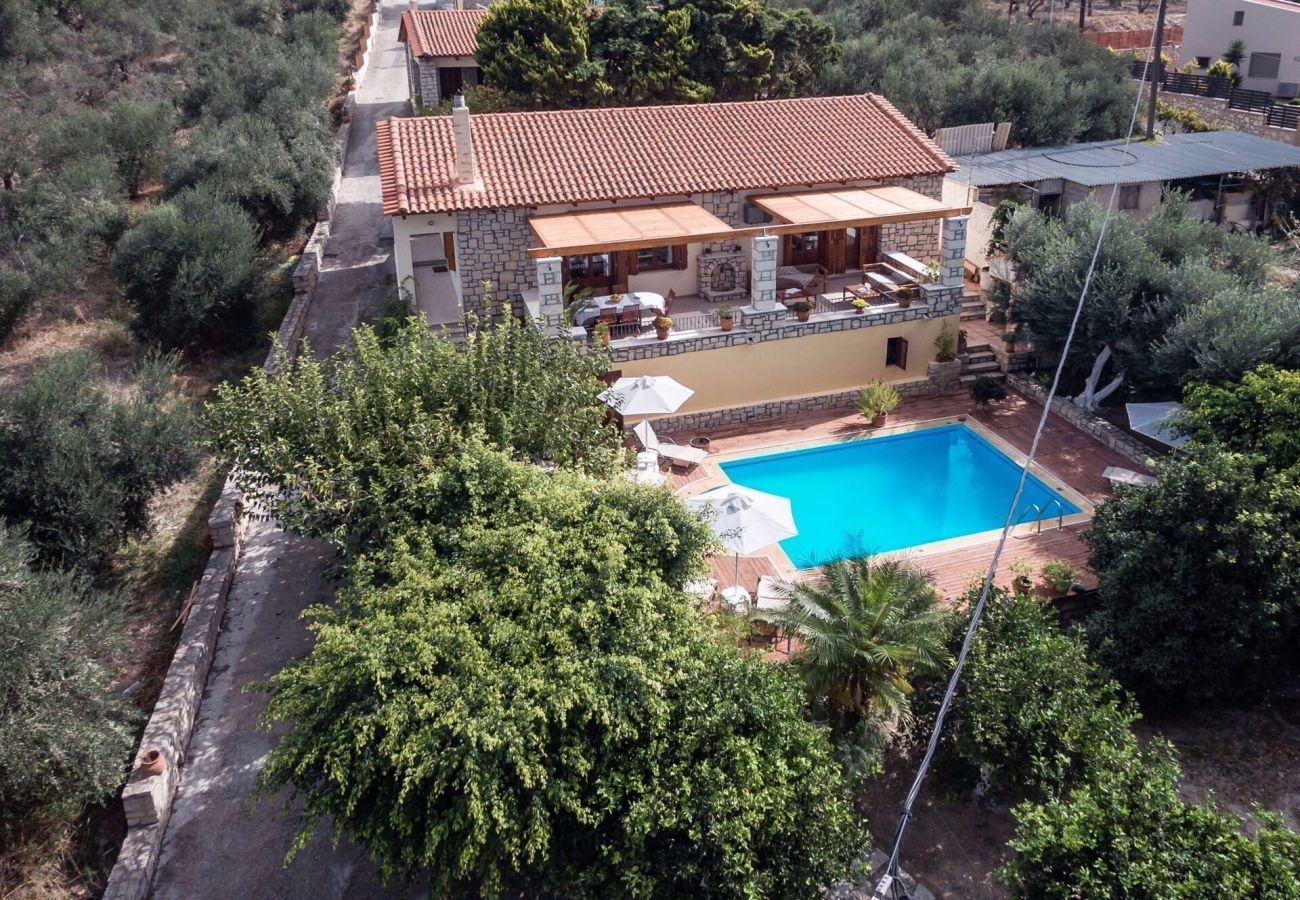  Villa Pelagia | Een vrijstaande villa met privé zwembad op Kreta, Griekenland