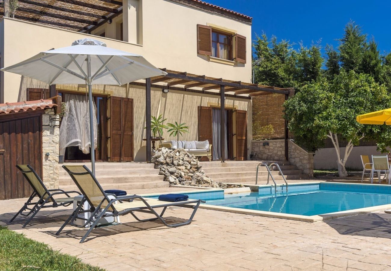 Villa Stacia | Een vrijstaande villa met privé zwembad op Kreta, Griekenland