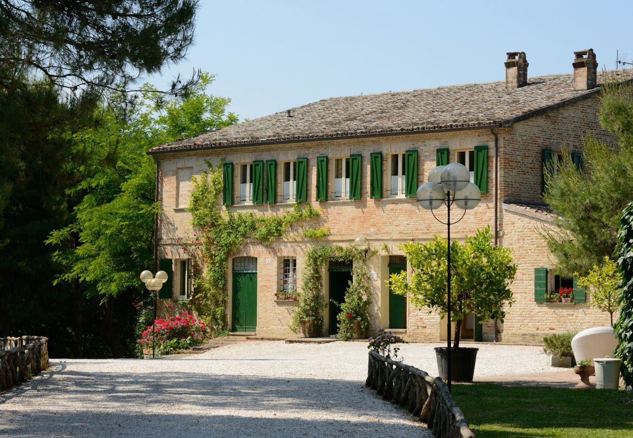 Antico Casolare is een unieke villa met privé zwembad en wijngaard in Le Marche, Italië. Ideaal voor grote groepen!