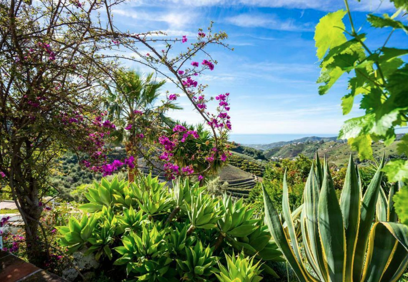 Mooie finca met panoramisch uitzicht en privé zwembad. Vlakbij het pittoreske Frigiliana.