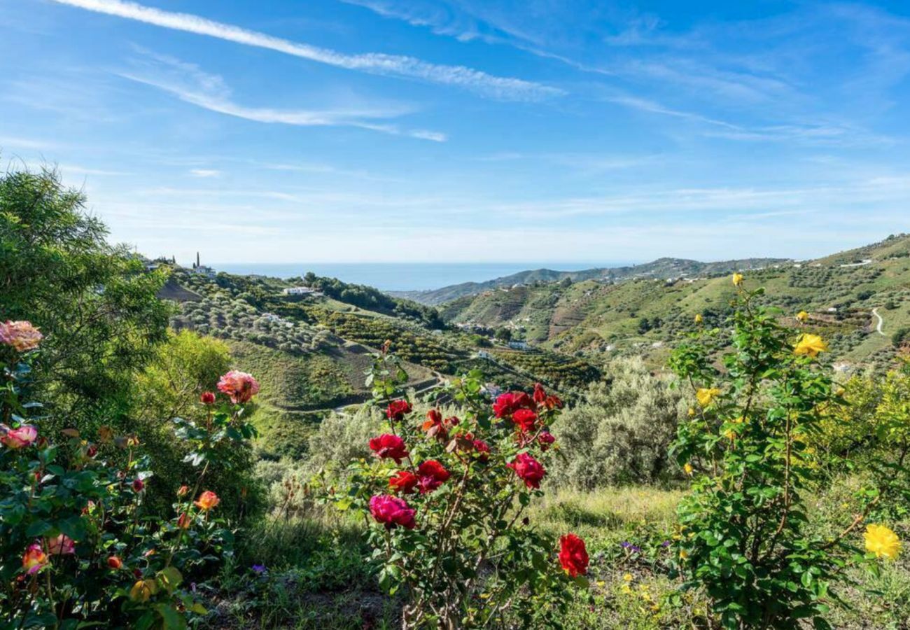 Mooie finca met panoramisch uitzicht en privé zwembad. Vlakbij het pittoreske Frigiliana.