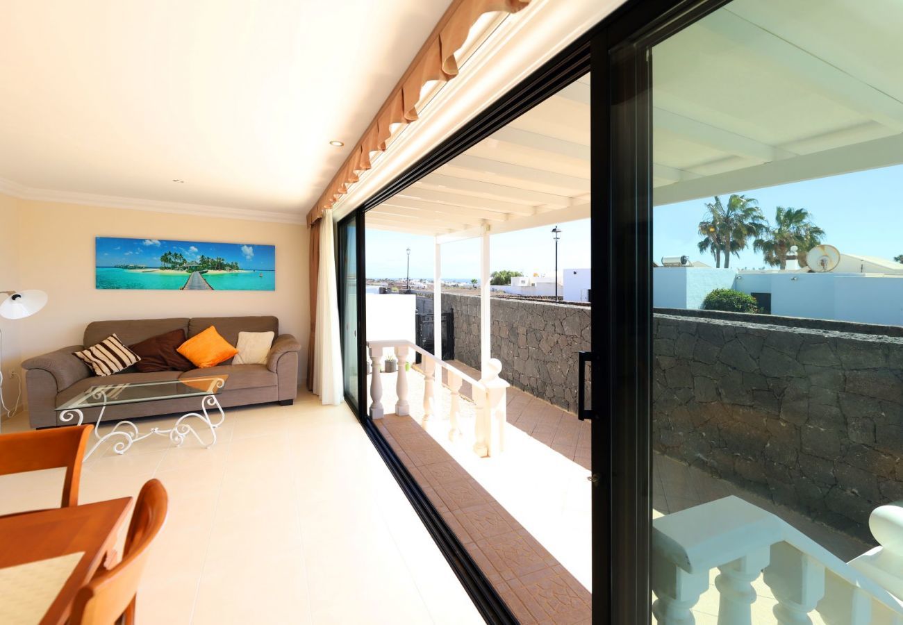 Villa Pippa is een vakantievilla met verwarmd privé zwembad. Bij centrum in Los Mojones, Puerto del Carmen, Lanzarote
