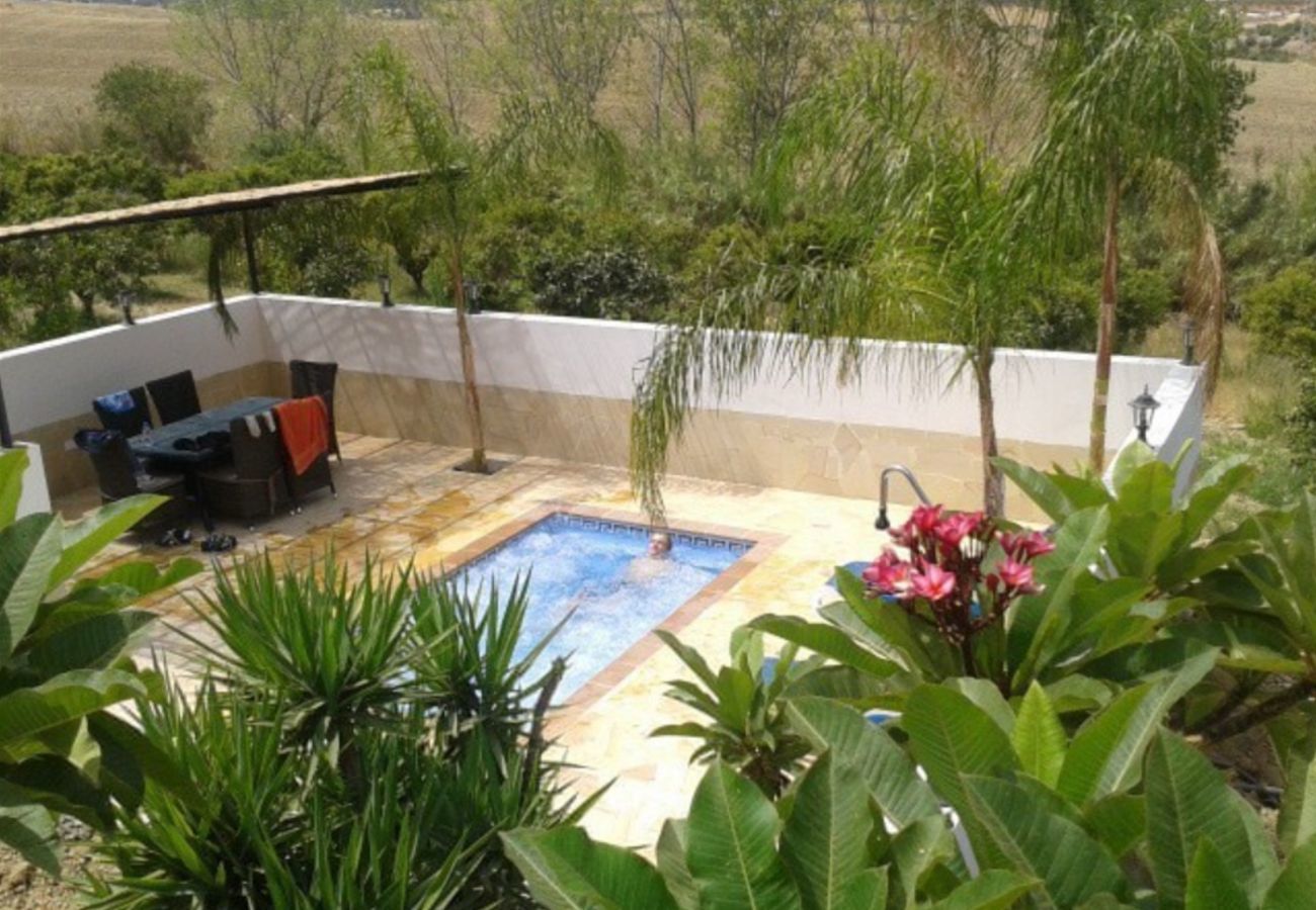 Finca de la Torre met verwarmd privé zwembad, tuin met fruitbomen en volop privacy in Alhaurin de la Torre, Andalusië